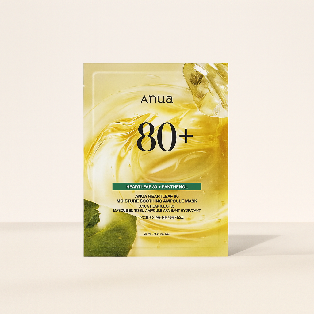 Masque ampoule Heartleaf 80 – Anua
