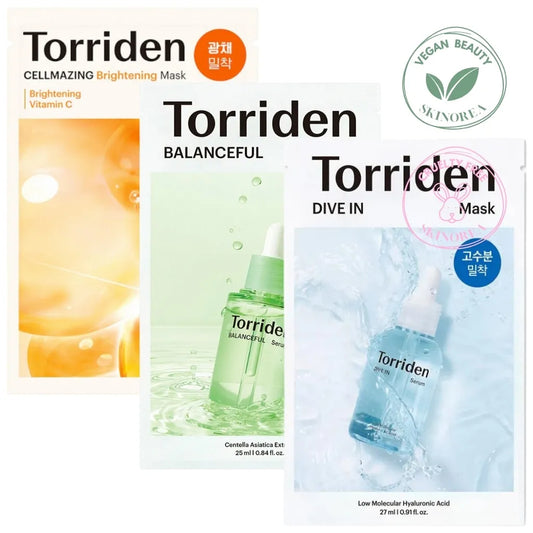 Pack Torriden Sheet Mask - 3 masques