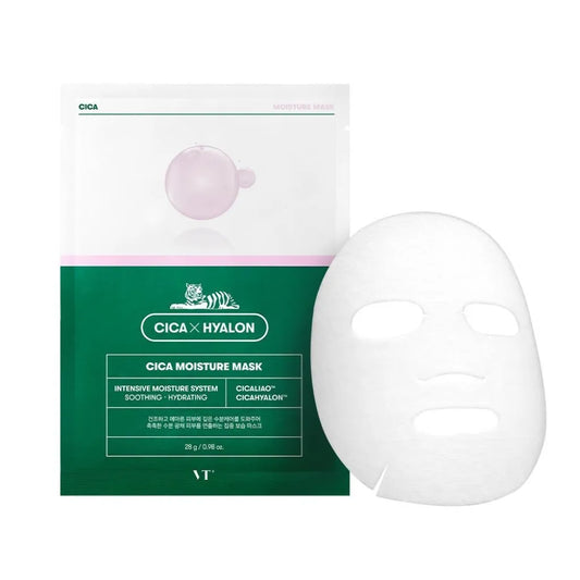Masque tissu apaisant hydratant à la Cica – VT